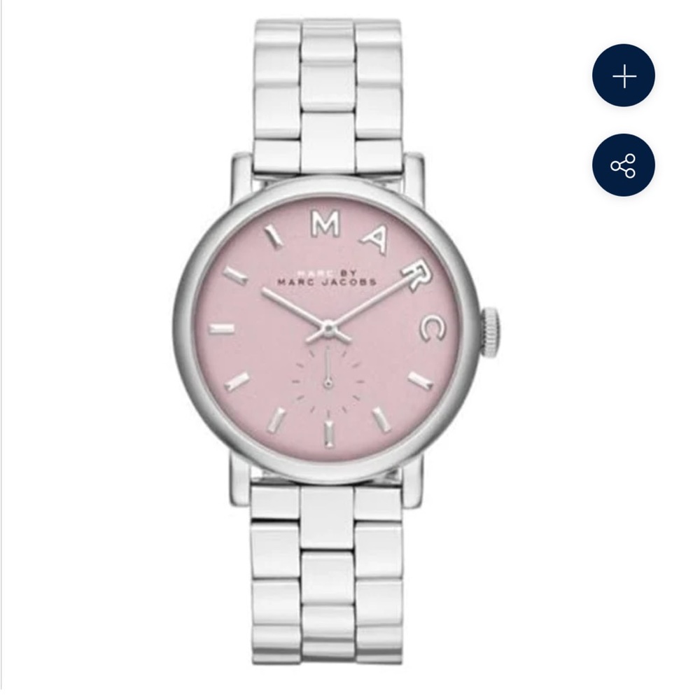 Marc by Marc jacobs Baker Pink steel watch